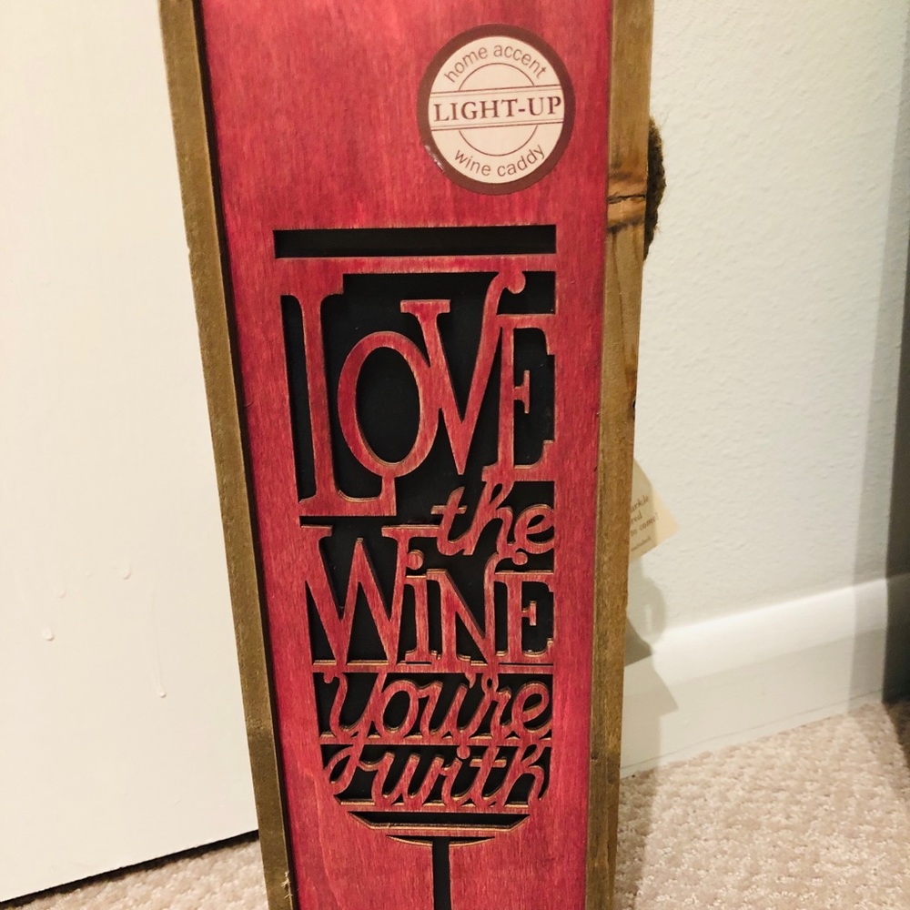 Light-Up Wine Caddy